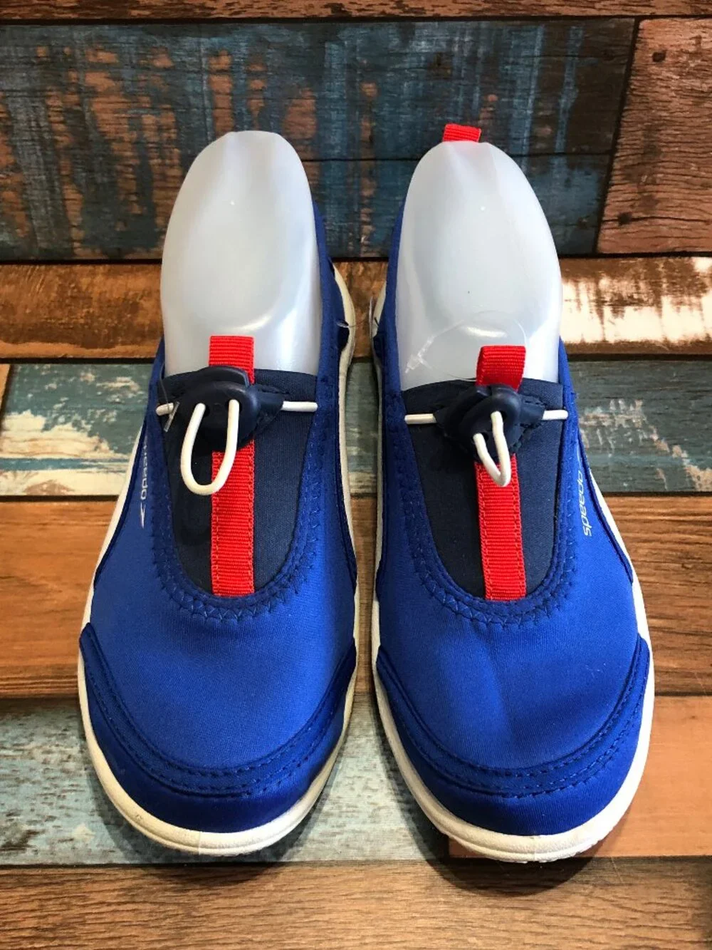 Speedo Juniors Kids Boys Water Shoes Blue Size M (shoe size 2-3)